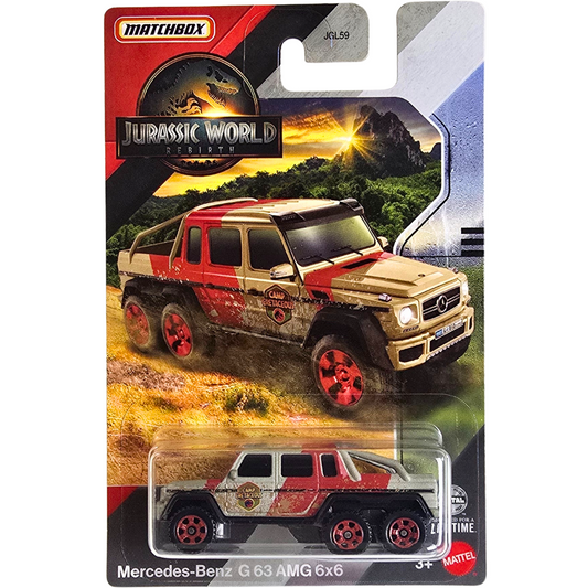 Matchbox (Jurassic World Rebirth) - Mercedes-Benz G 63 AMG 6x6