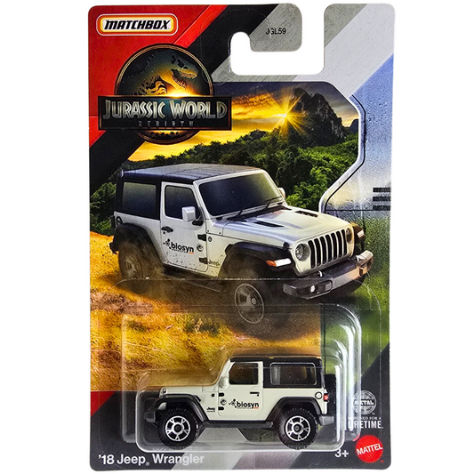Matchbox (Jurassic World Rebirth) - '18 Jeep Wrangler