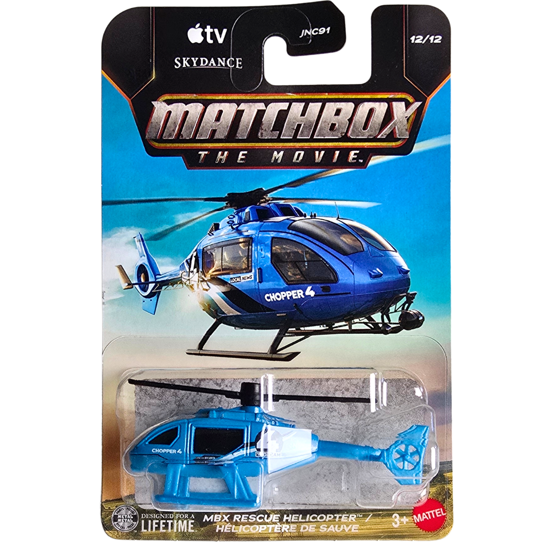 Matchbox (Matchbox The Movie) - MBX Rescue Helicopter / Hélicopère De Sauve