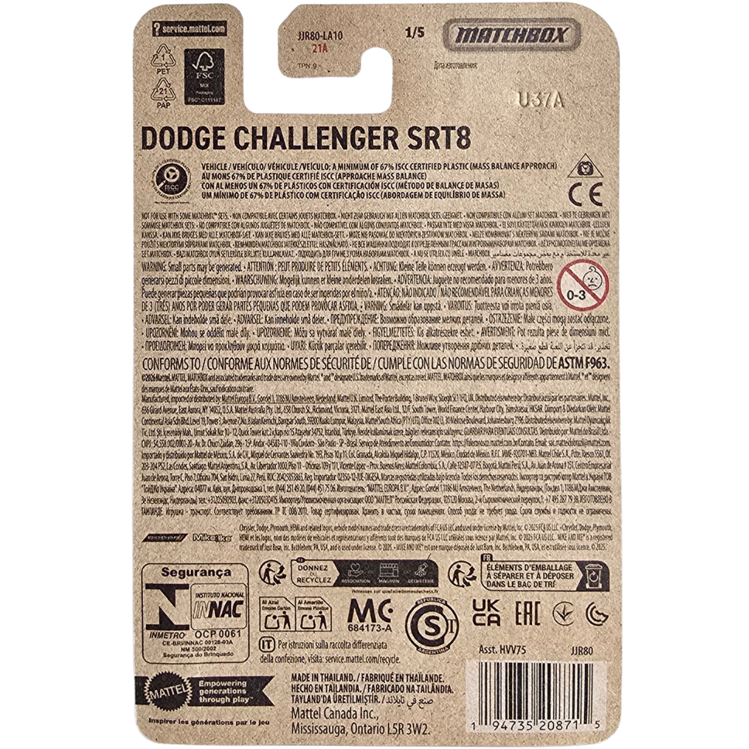 Matchbox (Mike And Ike) - Dodge Challenger SRT8