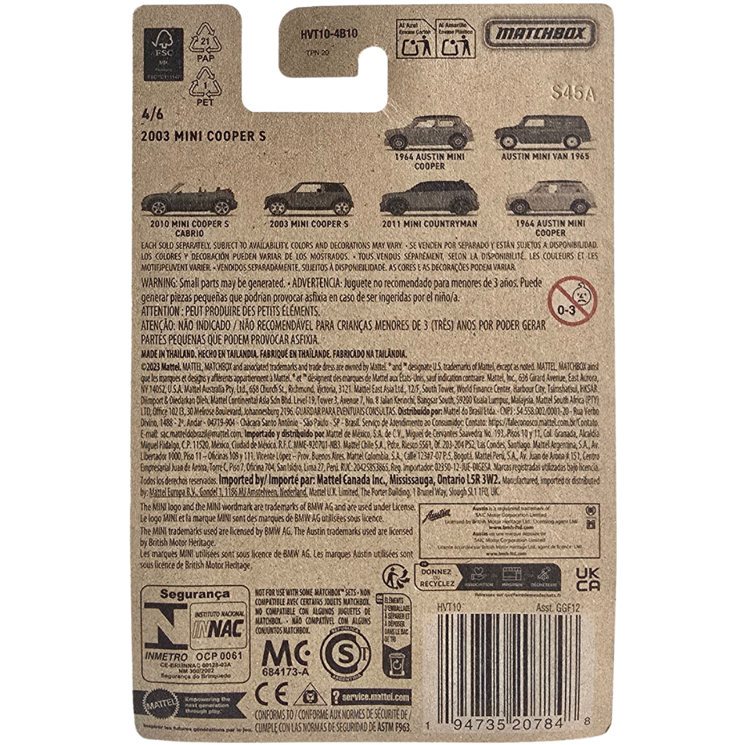 Matchbox (Mini) - 2003 Mini Cooper S