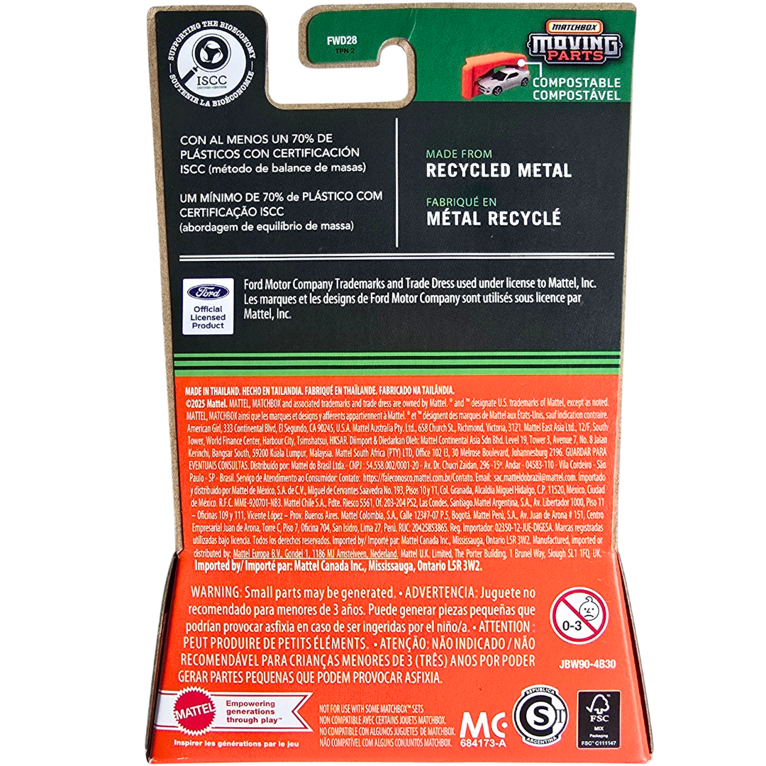 Matchbox Moving Parts - 2018 Ford Focus RS