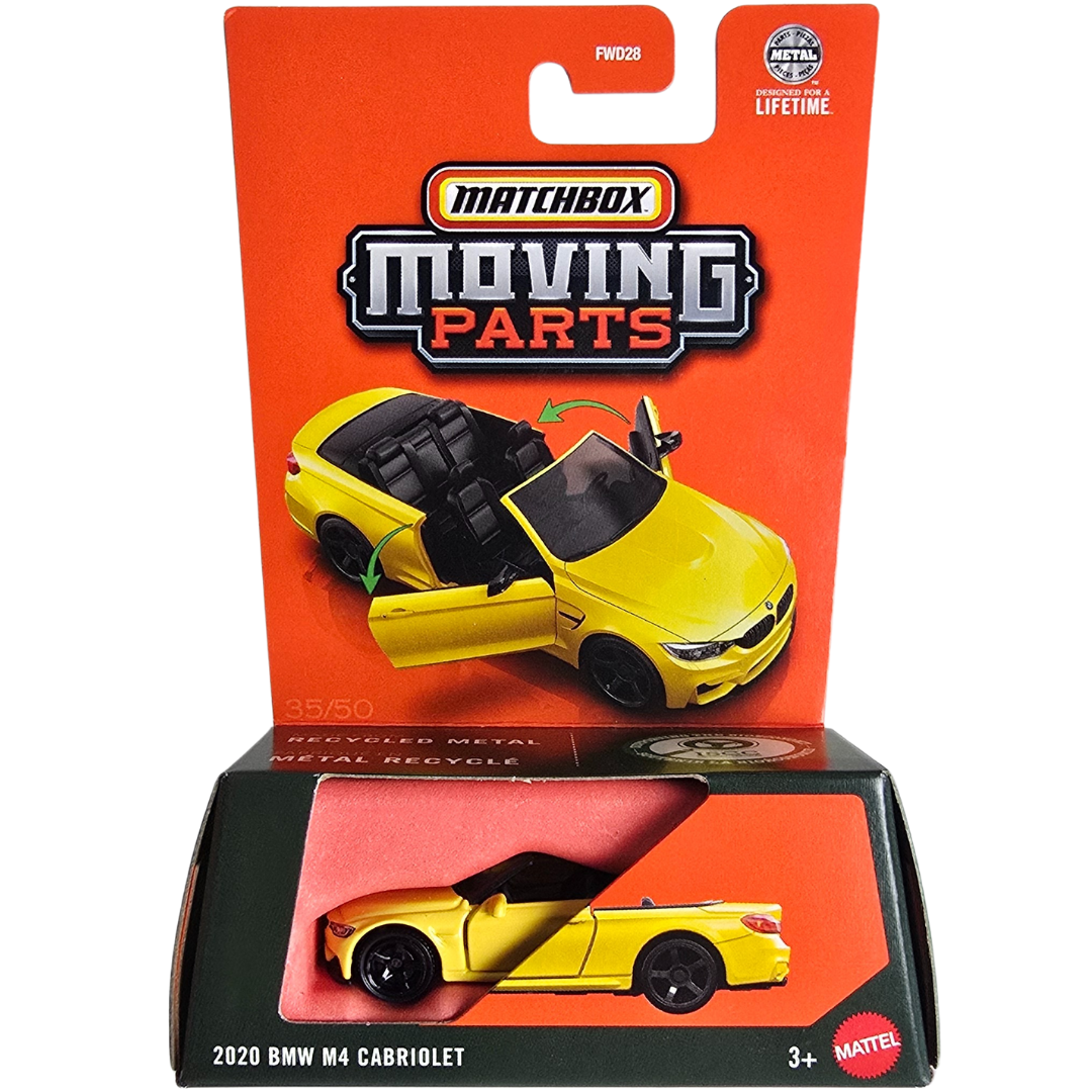 Matchbox Moving Parts - 2020 BMW M4 Cabriolet