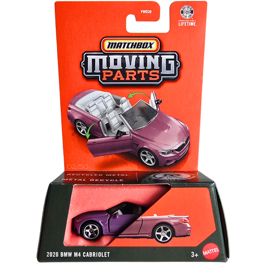 Matchbox Moving Parts - 2020 BMW M4 Cabriolet