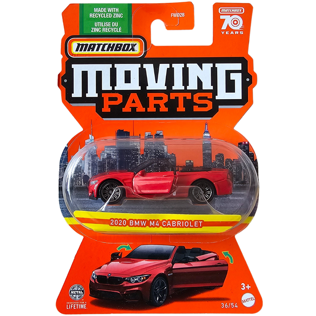 Matchbox Moving Parts - 2020 BMW M4 Cabriolet