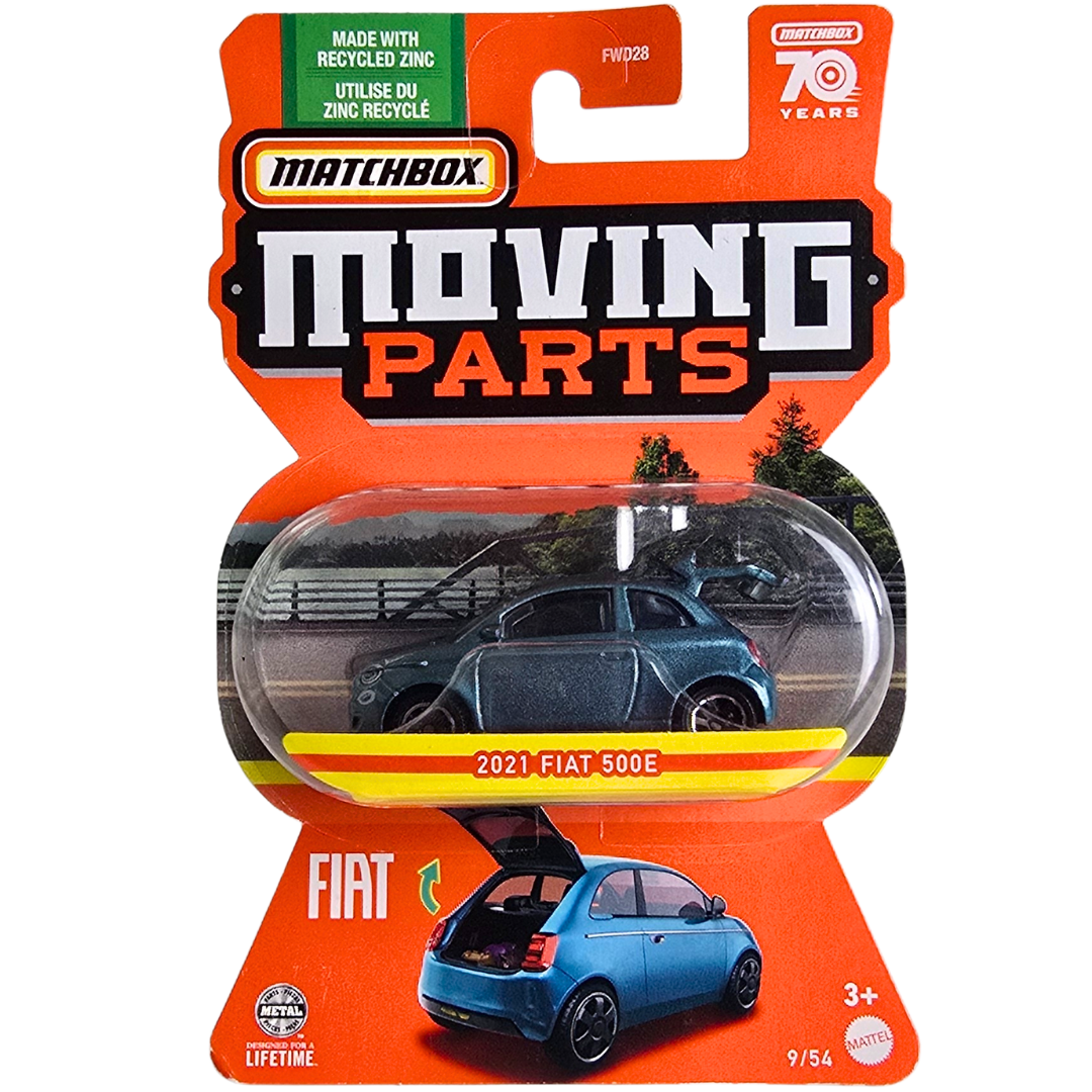 Matchbox Moving Parts - 2021 Fiat 500e