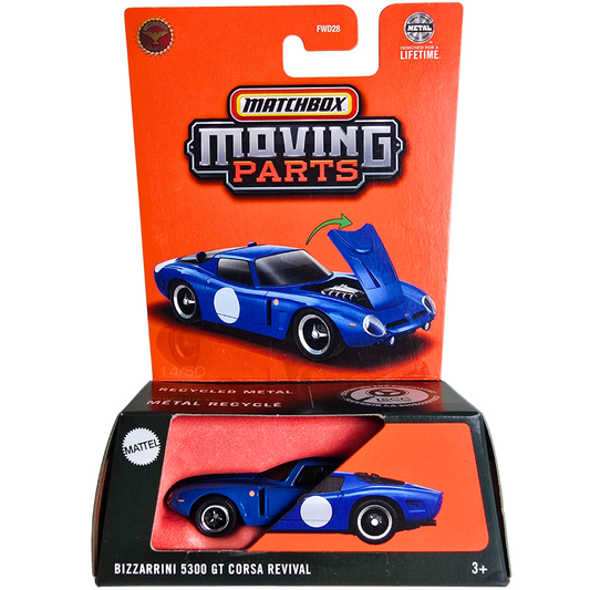 Matchbox Moving Parts - Bizzarrini 5300 GT Corsa Revival