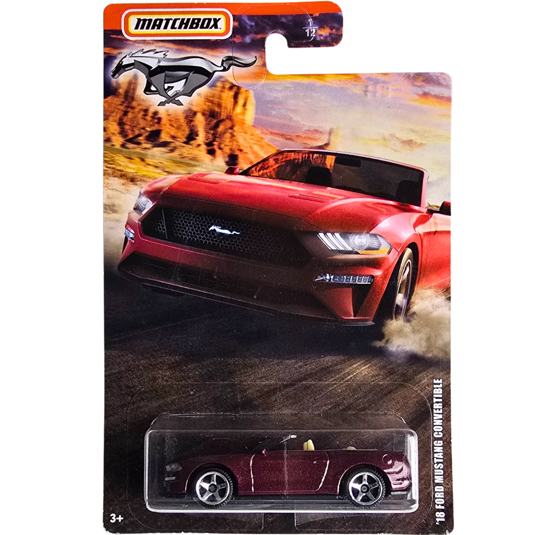 Matchbox (Mustang) - '18 Ford Mustang Convertible – Speed Castings ...