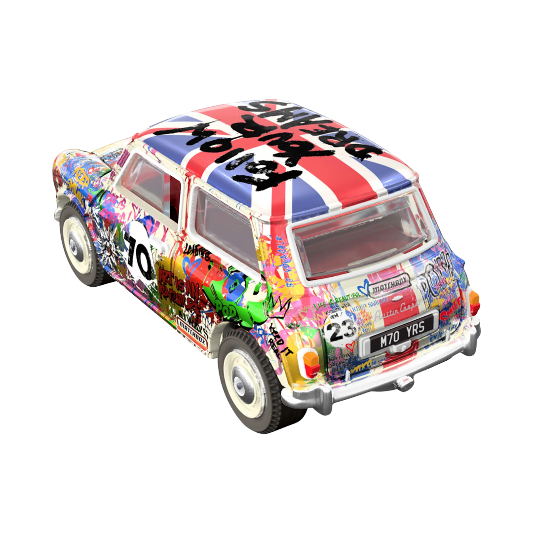 Matchbox x Mr Brainwash - 1964 Austin Mini Cooper S