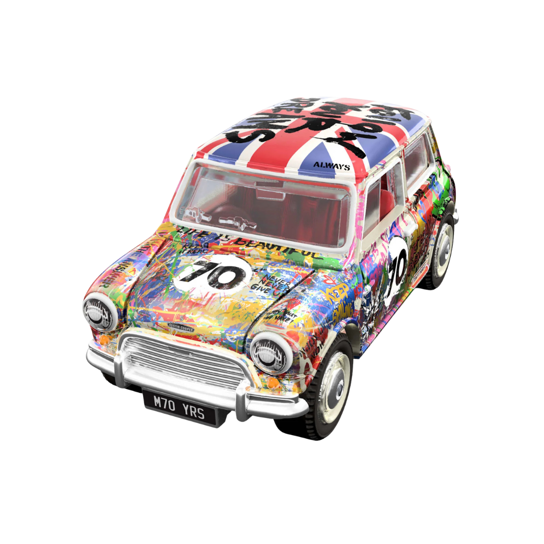 Matchbox x Mr Brainwash - 1964 Austin Mini Cooper S