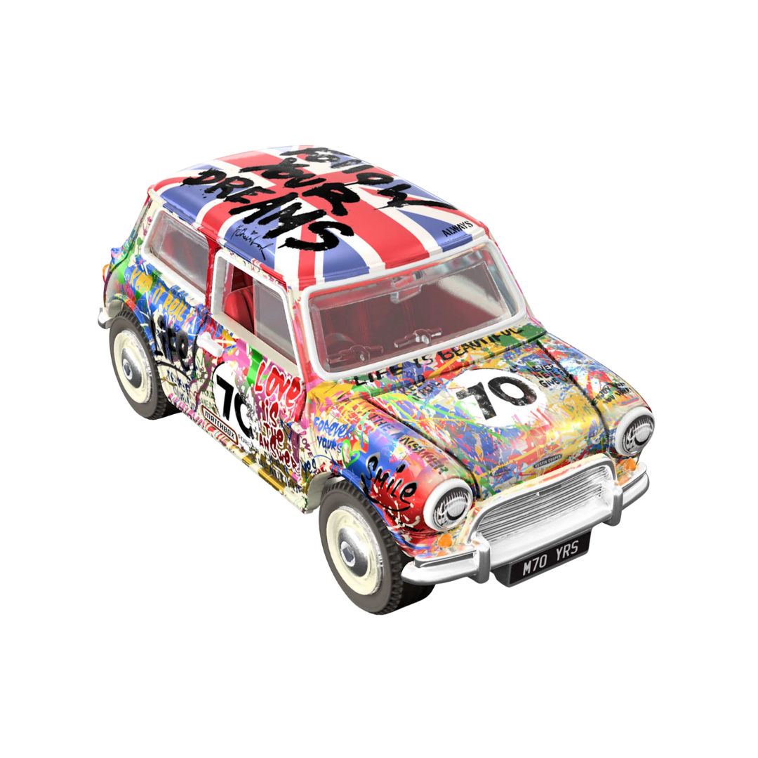 Matchbox x Mr Brainwash - 1964 Austin Mini Cooper S