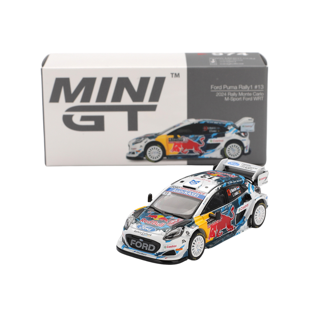 Mini GT - Ford Puma Rally1 #13 (2024 Rally Monte Carlo M-Sport Ford WRT)