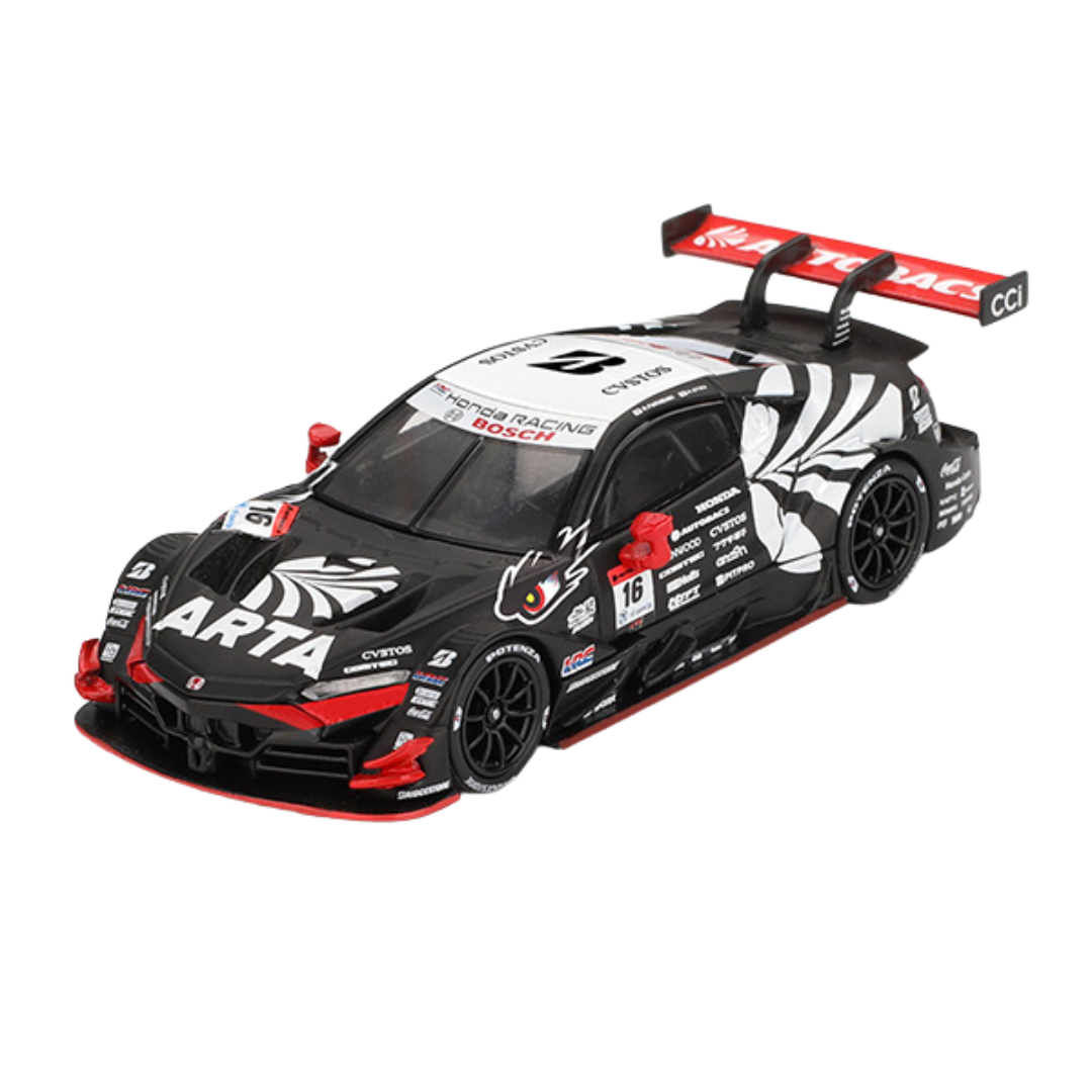 Mini GT - Honda NSX-GT "Type S" GT500 #16 ("ARTA MUGEN NSX-GT") ARTA 2023 SUPER GT Series