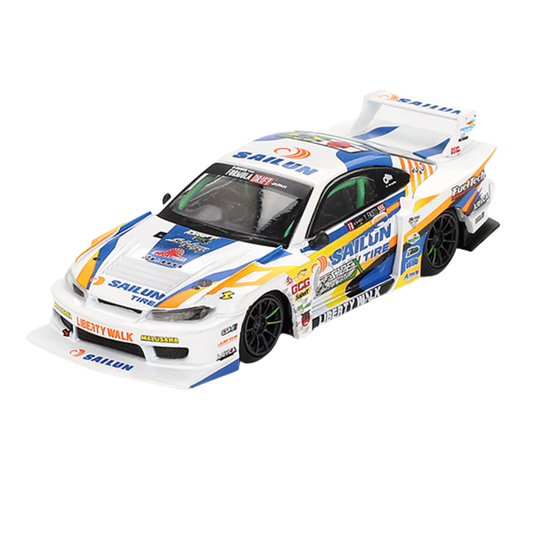 Mini GT - LB-Super Silhouette Nissan S15 SILVIA #555 (2023 Formula Drift Japan)