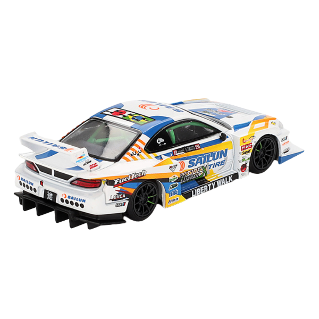 Mini GT - LB-Super Silhouette Nissan S15 SILVIA #555 (2023 Formula Drift Japan)