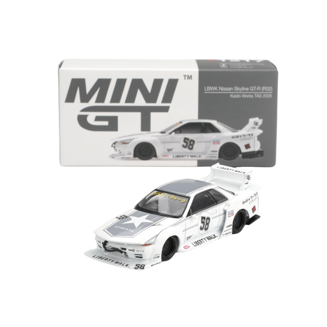 Mini GT - LBWK Nissan Skyline GT-R (R32) (Kaido Works TAS 2025)