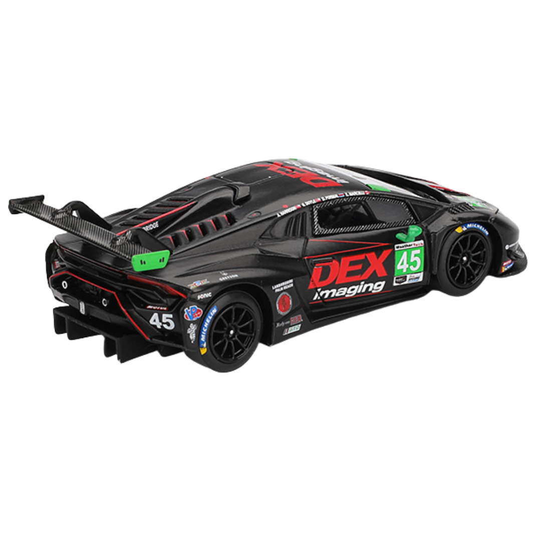 Mini GT - Lamborghini Huracán GT3 EVO2 #45 (2024 IMSA Daytona 24 Hrs No. 45 DEX Imaging)