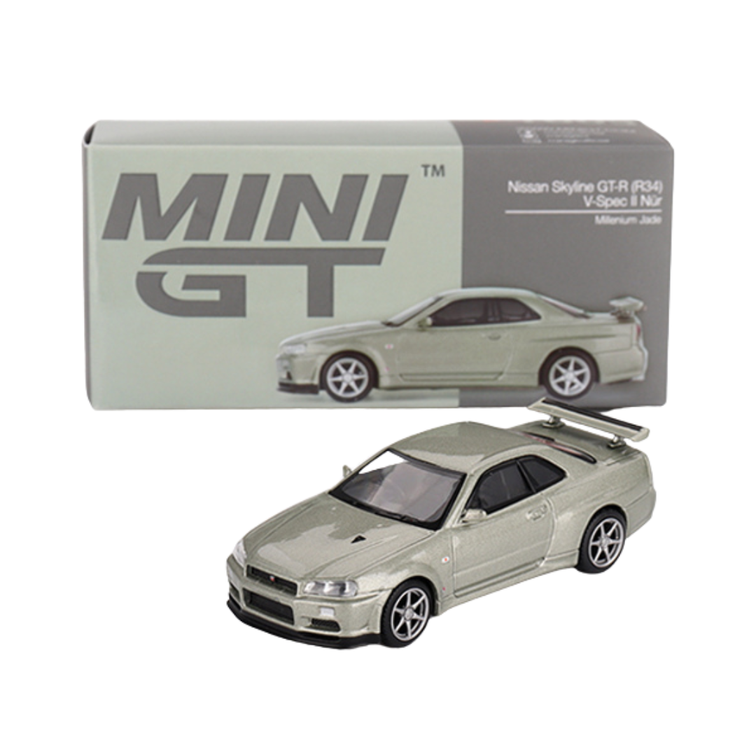 Mini GT - Nissan Skyline GT-R (R34) V-Spec II Nür