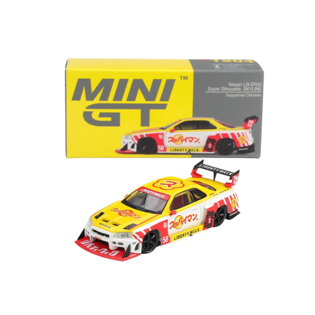 Mini GT - Nissan LB-ER34 Super Silhouette SKYLINE