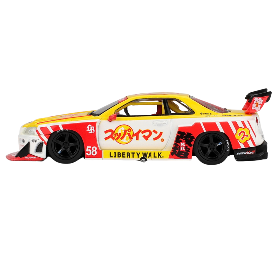 Mini GT - Nissan LB-ER34 Super Silhouette SKYLINE